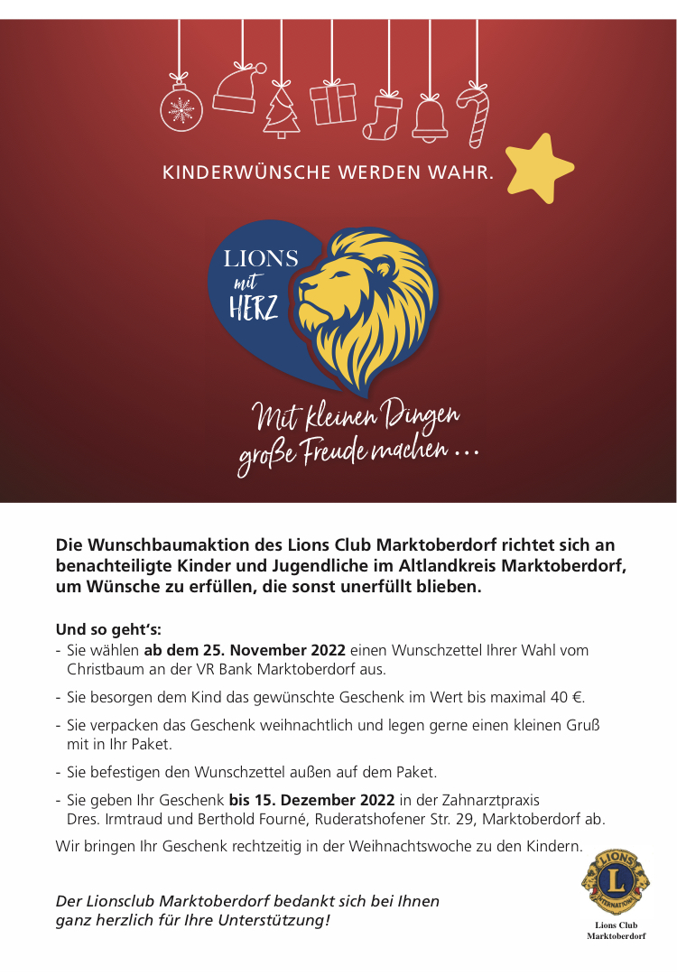 Lions mit Herz Plakat